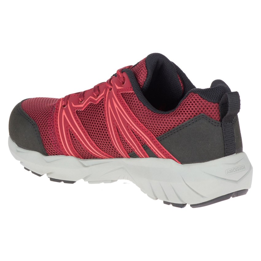 Chaussure de Securite Merrell Fullbench Superlite Alloy Toe Rouge Femme | O.U.ESSF